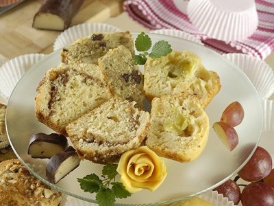 Mandulás, marcipános muffinok recept