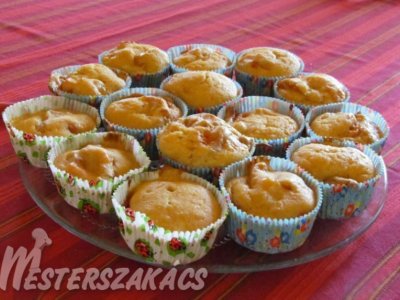 Sárgabarackos muffin