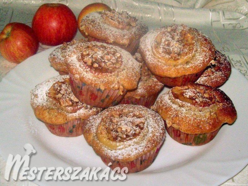 Almás muffin recept