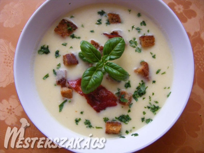 Csicsókás krémleves recept