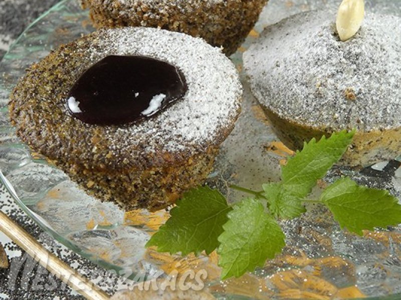 Mákos muffinok recept